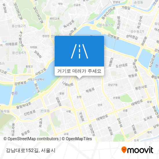 강남대로152길 지도