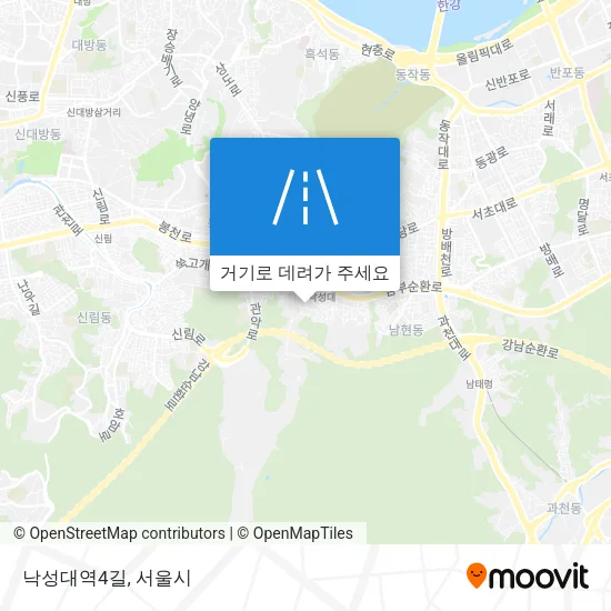 낙성대역4길 지도