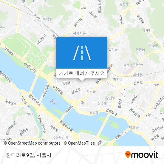 잔다리로9길 지도