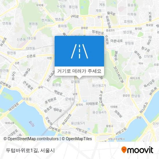 두텁바위로1길 지도