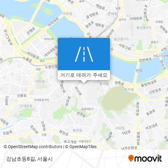 강남초등8길 지도