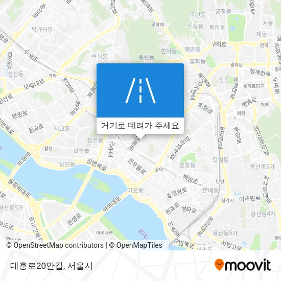 대흥로20안길 지도