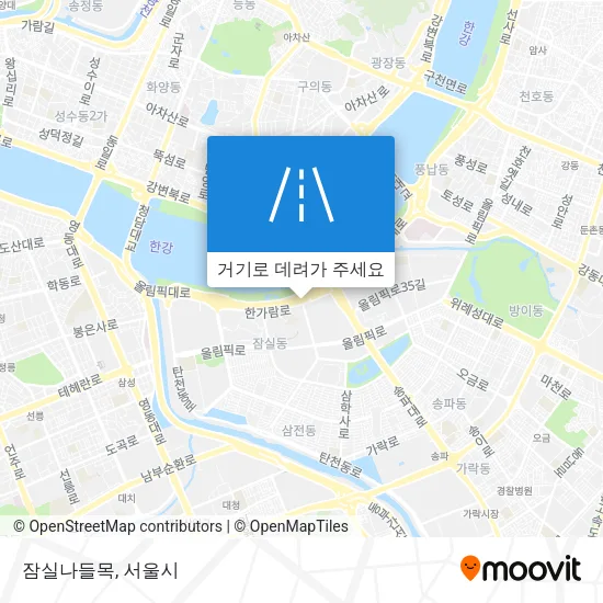 잠실나들목 지도