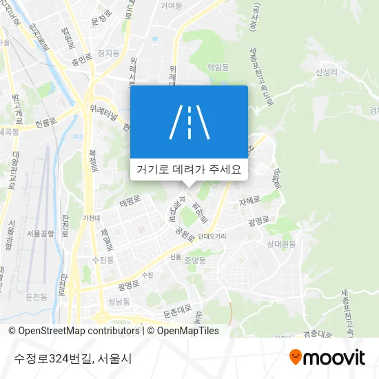수정로324번길 지도