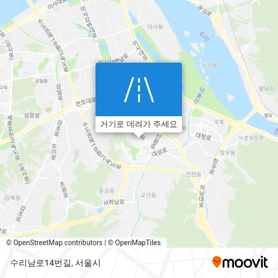 수리남로14번길 지도