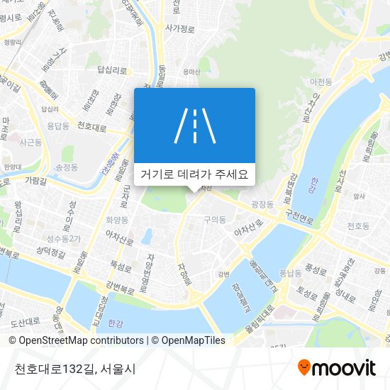 천호대로132길 지도