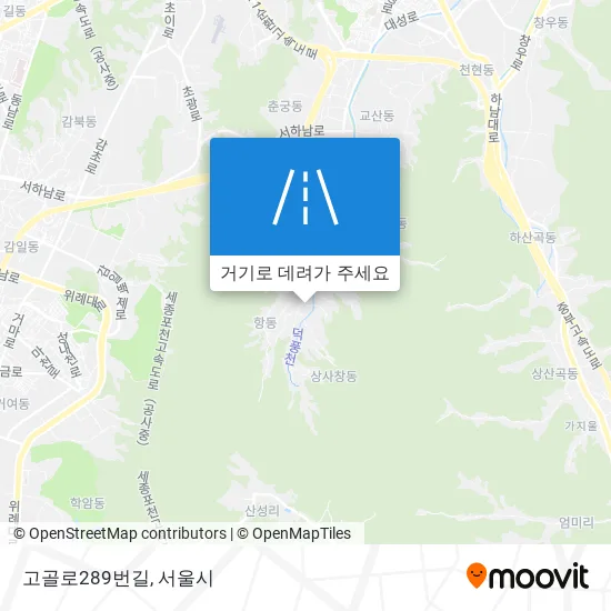 고골로289번길 지도