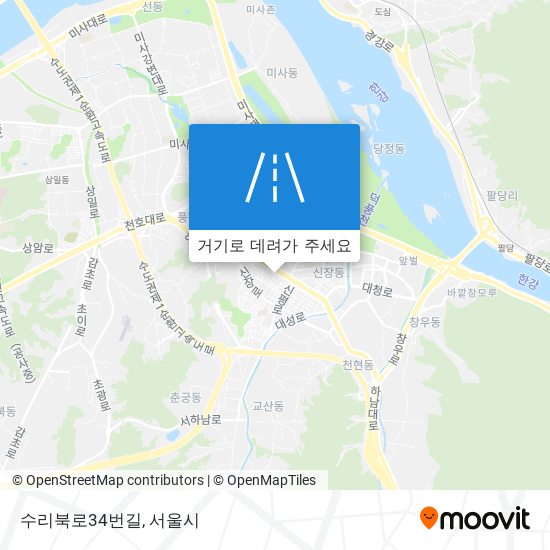 수리북로34번길 지도