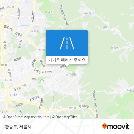 황송로 지도