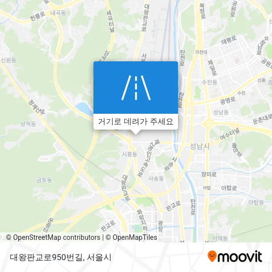 대왕판교로950번길 지도