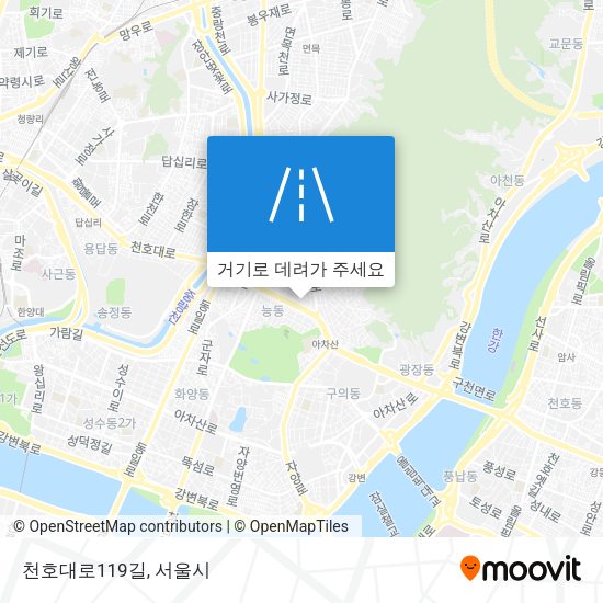 천호대로119길 지도