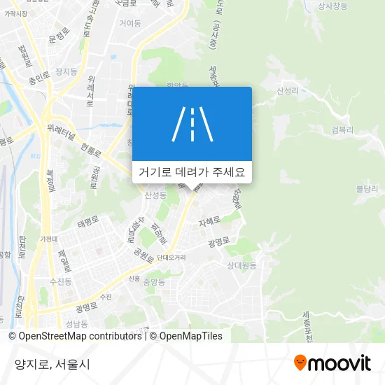 양지로 지도