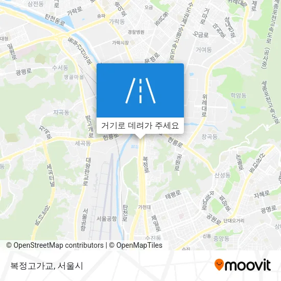 복정고가교 지도