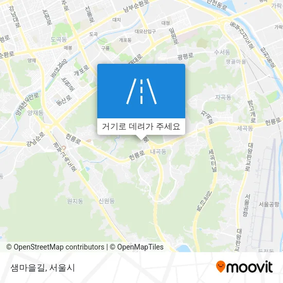 샘마을길 지도