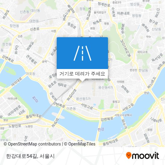 한강대로54길 지도