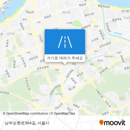 남부순환로364길 지도