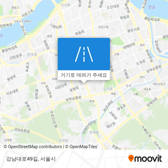 강남대로49길 지도