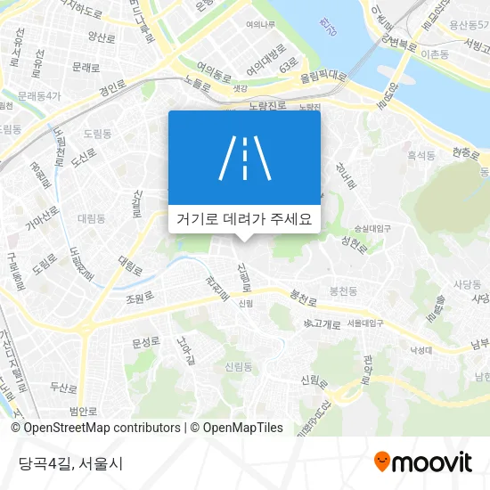 당곡4길 지도