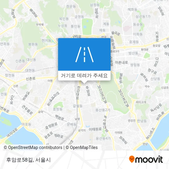 후암로58길 지도
