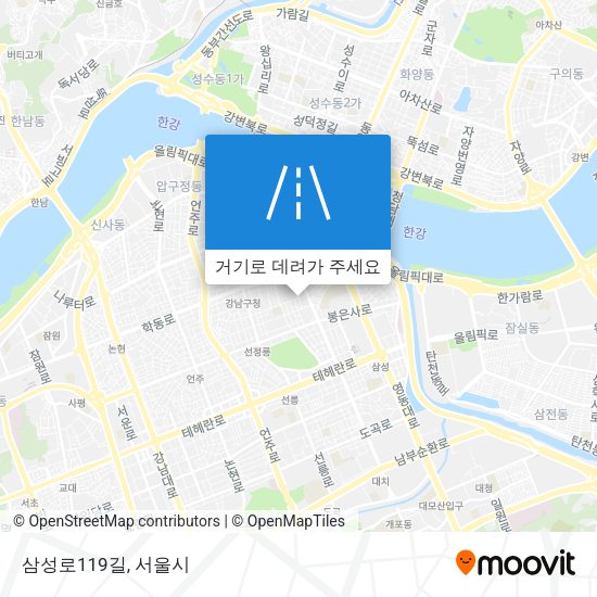 삼성로119길 지도