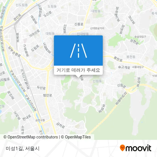 미성1길 지도