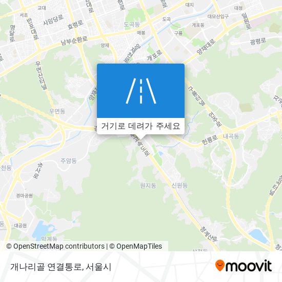 개나리골 연결통로 지도