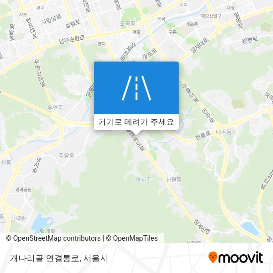개나리골 연결통로 지도