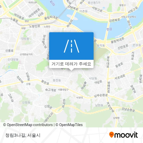 청림3나길 지도
