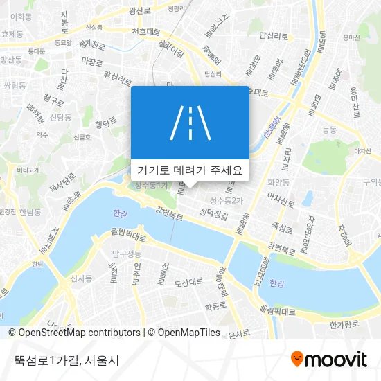 뚝섬로1가길 지도