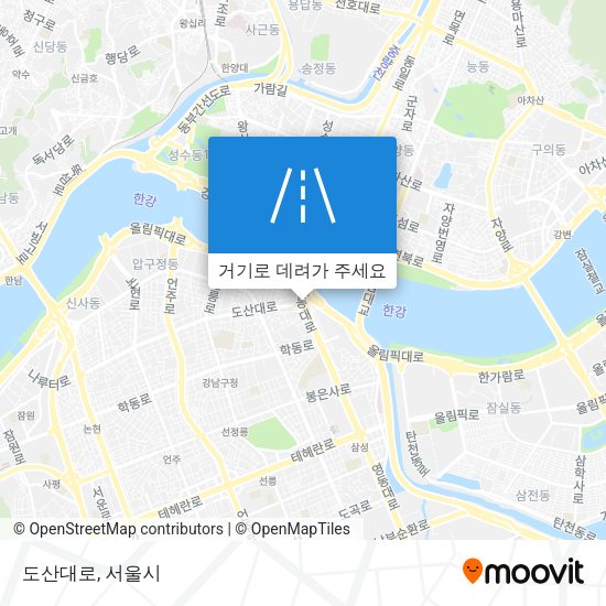 도산대로 지도