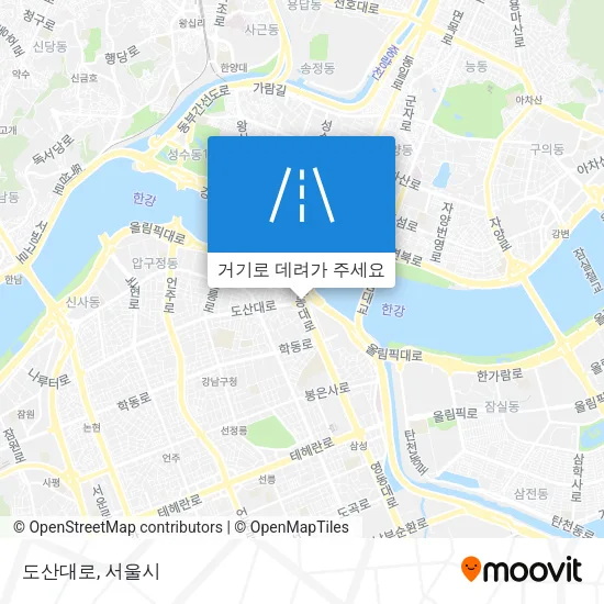도산대로 지도