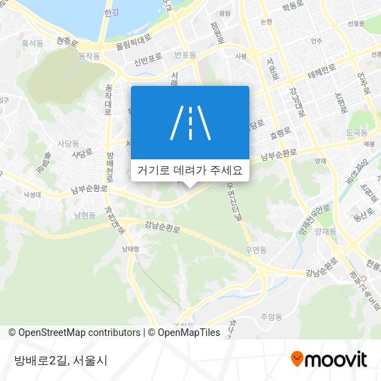 방배로2길 지도