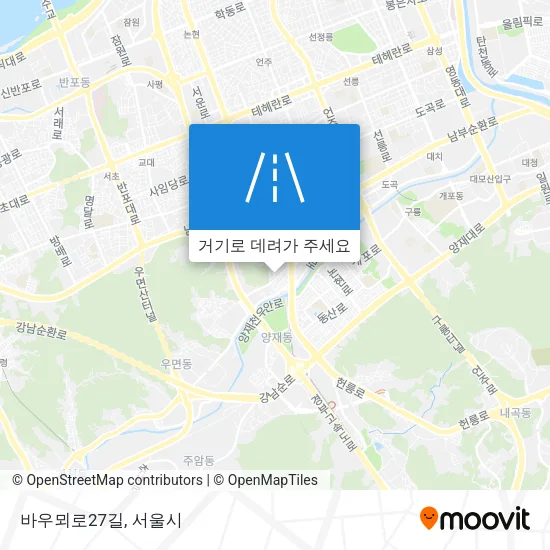 바우뫼로27길 지도
