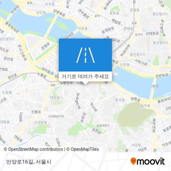 만양로16길 지도