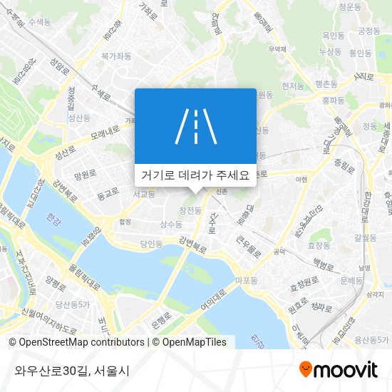 와우산로30길 지도