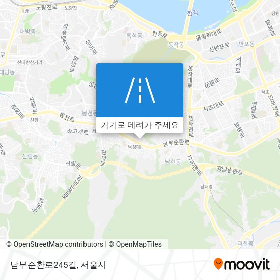 남부순환로245길 지도