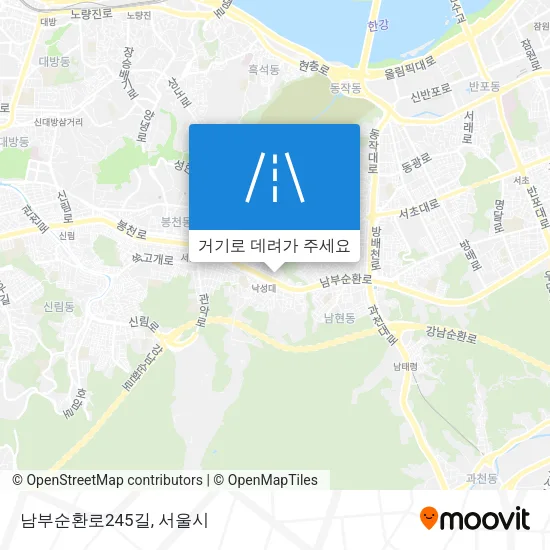 남부순환로245길 지도