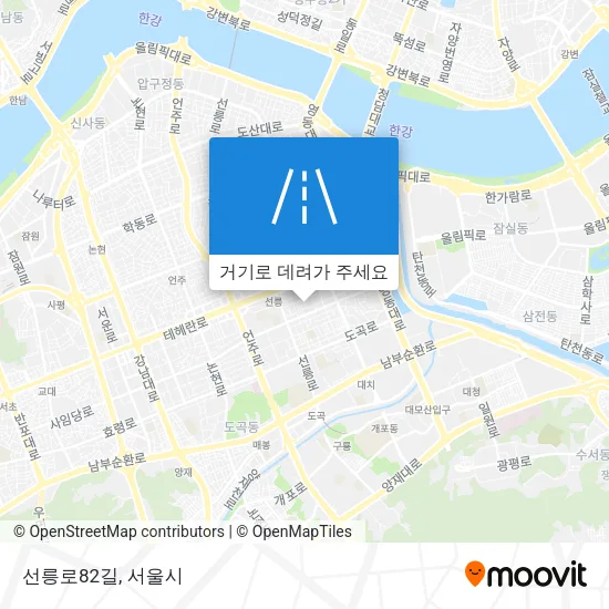 선릉로82길 지도