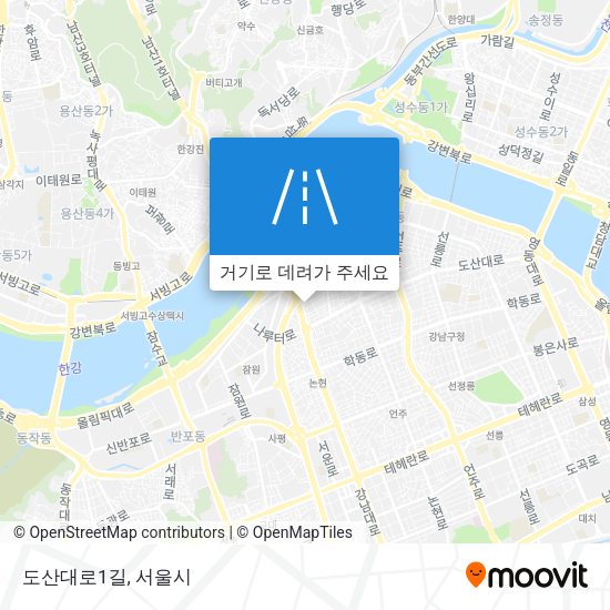 도산대로1길 지도