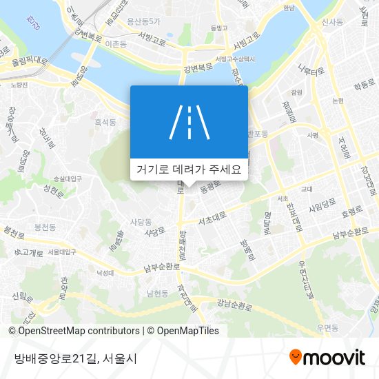방배중앙로21길 지도