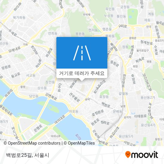 백범로25길 지도