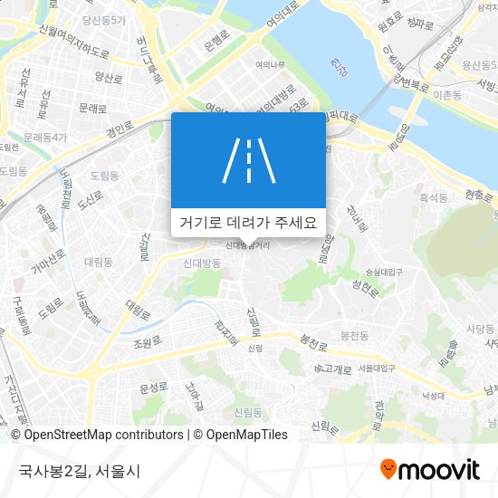 국사봉2길 지도