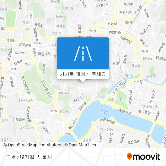금호산9가길 지도