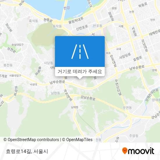 효령로14길 지도
