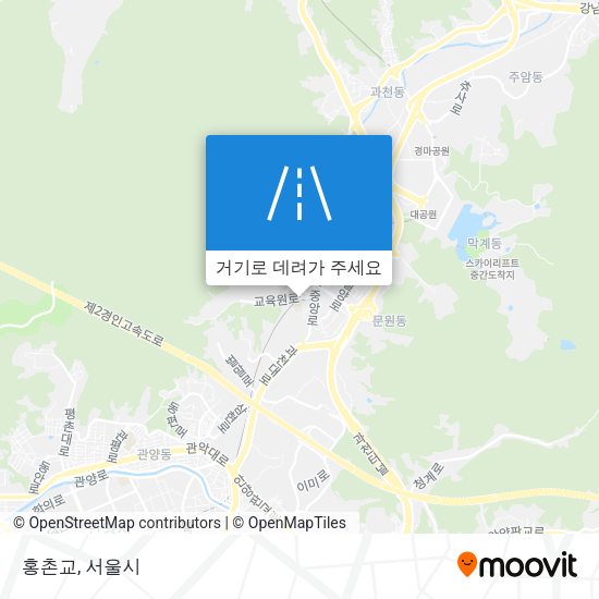 홍촌교 지도