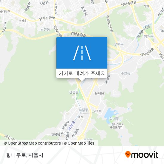 향나무로 지도