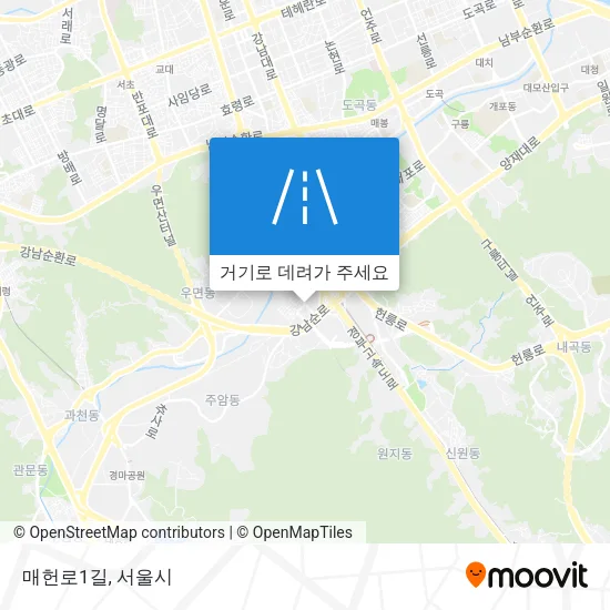 매헌로1길 지도