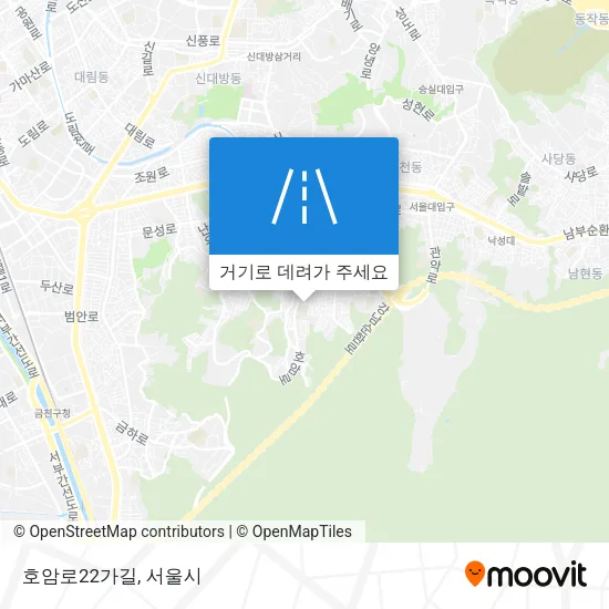 호암로22가길 지도