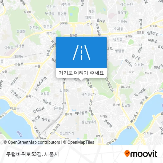두텁바위로53길 지도