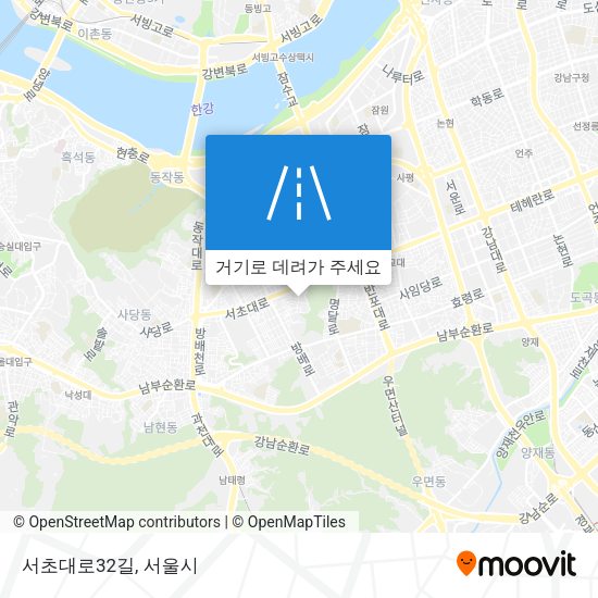서초대로32길 지도